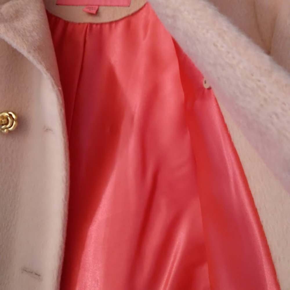 Betsey Johnson wool blend warm winter coat